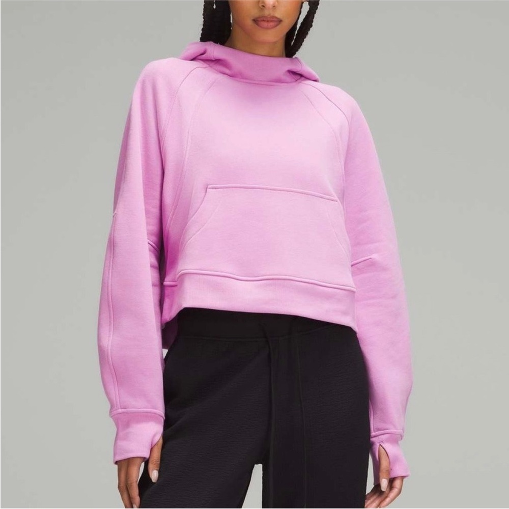 RARE Lululemon Scuba Oversized Hoodie, Dahlia Mauve Size XS/S